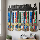 Ver imagem 2 de Porta Medalhas de Corrida Masculino - Mdf 6mm Color Preto