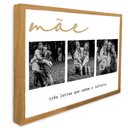 Ver imagem 5 de Quadro Personalizado com Foto Mãe Três Letras que Cabem o Infinito em Moldura Caixa Tacolado Papel D
