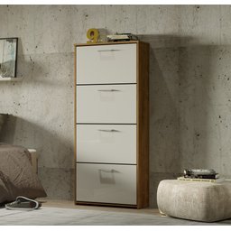 Sapateira 4 portas basculantes Anne Canela Off White - 1