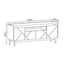 Ver imagem 4 de Rack para Tv de 60 Polegadas Adria Versátile 1,58 Off-white/noce