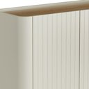 Ver imagem 5 de Aparador Buffet Sala de Jantar 2 Portas Brise Pés Industrial Preto Naim I03 Luna Louro - Lyam Decor