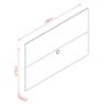 Painel Suspenso Frank para TV até 50” Savana - PR Móveis - 4