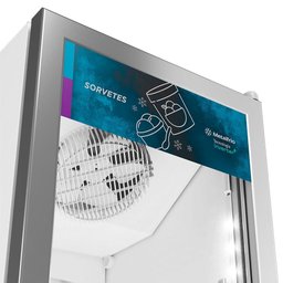 Freezer e Expositor Vertical Metalfrio 337 Litros Inverter -18°c a -22°c Branco Vf28ahh001 220v - 6