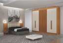 Ver imagem 1 de Dormitorio Casal Ripado 2PÇS 6 Portas Mirage - Arbo Design
