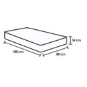 Ver imagem 2 de Colchão Solteiro Molas Ensacadas Visco Masterpocket Imperatore Eco Bamboo Euro Pillow (88x188x34