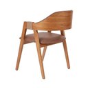 Ver imagem 4 de Kit 6 Cadeiras de Jantar Madeira Maciça Encosto Laminado e Corda Artesanal Aurora Espresso Móveis