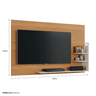 Painel Exclusive Para TV até 40 Polegadas Mavaular Naturalle/Off White - 3