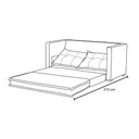 Ver imagem 5 de Sofá Cama Casal Articulável 2 Lugares Londres Suede Bege - D'monegatto