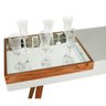Aparador Decorativo Mila com Bandeja Sobreposta Pés Palito Off White 1,20 M - 2