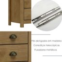 Ver imagem 5 de Comoda 7 Gav e 02 Mesas de Cabeceira Madeira Maciça Freijo Milani Store