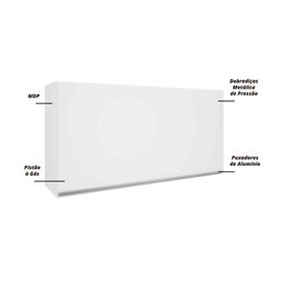 Armário Basculante 1,20m Top Class Batrol Branco - 5