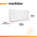 Ver imagem 4 de Armário Basculante 1,20m Top Class Batrol Branco