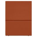 Ver imagem 5 de Cabeceira Solteiro 100 Cm com Frame Luna Suede Terracorta Artte