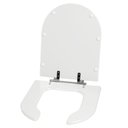 Ver imagem 1 de Assento Sanitário Poliester Luna Medic Branco para vaso Icasa