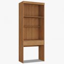 Ver imagem 4 de Escrivaninha Modular com 1 Gaveta 100% MDF Smart Marrom/Cinamomo