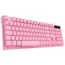 TECLADO GAMER CERBERUS ROSA ABNT2 MULTIMÍDIA COM LED 7 CORES SENSACAO MECANICA USB 1.8M VINIK - 1