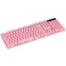 TECLADO GAMER CERBERUS ROSA ABNT2 MULTIMÍDIA COM LED 7 CORES SENSACAO MECANICA USB 1.8M VINIK - 2