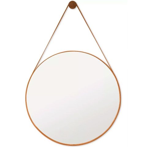 Espelho Adnet de Luxo para Banheiro Quarto Sala Vidro Lapidado 30cm