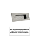 Ver imagem 6 de Puxador Concha de Embutir para Porta Inox Polido 15cm