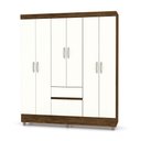 Ver imagem 1 de Guarda Roupa Solteiro 6 Portas 153 Cm Cm Rio Plus Nature - Pallazio
