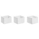 Ver imagem 1 de Kit 3 Gavetas para Nicho Organizador Q01 Branco - Mpozenato