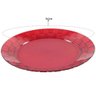 Kit 12 Pratos Vermelhos Grandes 26cm Crippa Servir Mesa Posta Eventos Porções Aperitivos - 3