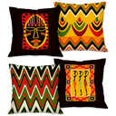 Ver imagem 1 de Kit com 4 Capas para Almofadas Decorativas Tribos Máscara