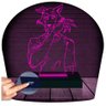 Luminária Led 3d | Legoshi Beastars | Abajur - Rosa - 1