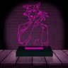 Luminária Led 3d | Legoshi Beastars | Abajur - Rosa - 2