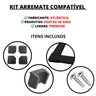 Arremates Alisares Preto Para Portas De Giro | Linha Premium:A=2,14m x L=0,96 - 2