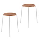 Ver imagem 1 de Kit 2 Banquetas para Cozinha com Base de Aço Cumbuca