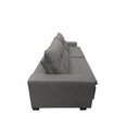 Ver imagem 3 de Sofá Retrátil E Reclinavel 222m Com Molas Suede Cinza