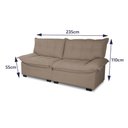 Ver imagem 3 de Sofá 3 Lugares Coliseu Bouclê - King House