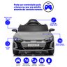 Carro Elétrico Infantil com Controle Remoto 12v Audi E-tron Sportback Cinza Música Luz de Led e Carr - 2
