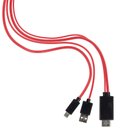 Ver imagem 1 de Cabo Adaptador Hdmi para Micro Usb Galaxy S3/s4/note Ii Mhl 2.0