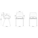 Ver imagem 2 de Cadeira Secretária Ergoplax Fixa