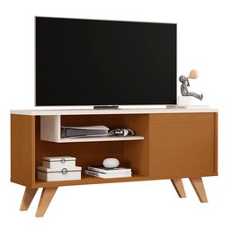 Rack Multiuso Moderno para Tv até 42 Pol. com Prateleiras:off/ype - 5