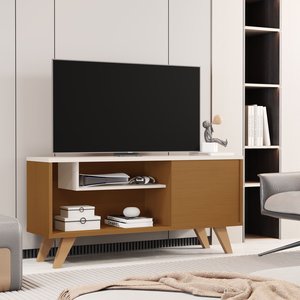 Rack Multiuso Moderno para Tv até 42 Pol. com Prateleiras:off/ype