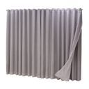 Ver imagem 2 de Cortina Blackout 100% com linho 2,80x2,70 Para TRILHO SUÍÇO:Cinza