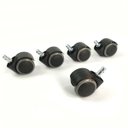 Ver imagem 5 de Rodizio 5 Unidade Anti-risco Pu para Cadeira Escritório 50mm