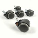 Ver imagem 4 de Rodizio 5 Unidade Anti-risco Pu para Cadeira Escritório 50mm