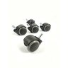 Rodizio 5 Unidade Anti-risco Pu para Cadeira Escritório 50mm - 2