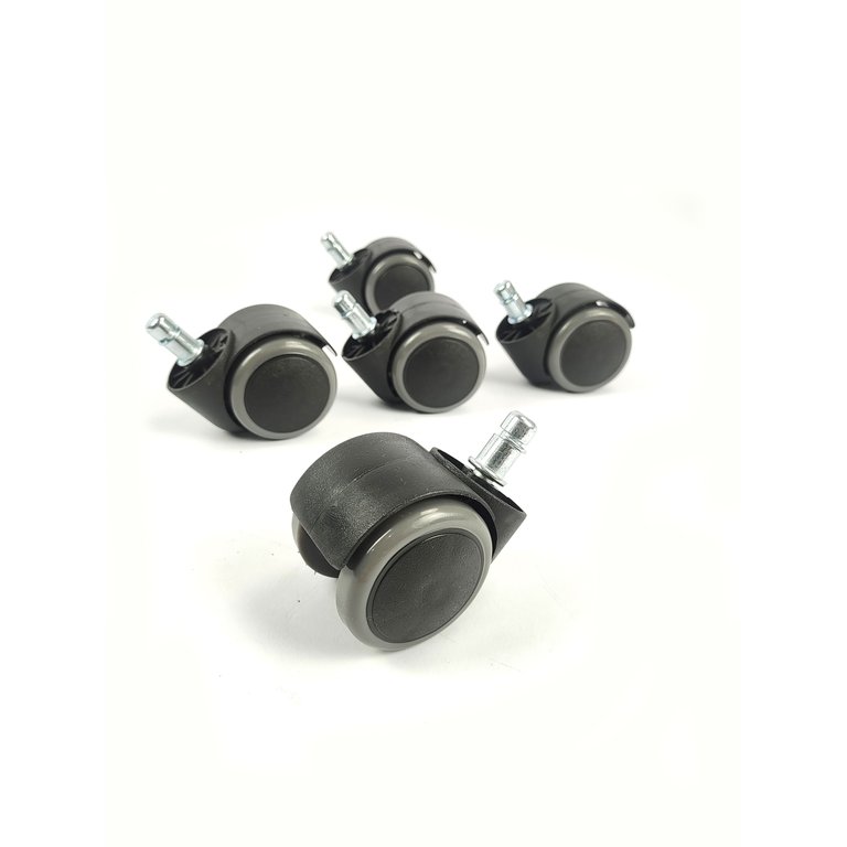 Rodizio 5 Unidade Anti-risco Pu para Cadeira Escritório 50mm Rodizio 5 Unidade Anti-risco Pu para Cadeira Escritório 50mm