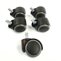 Rodizio 5 Unidade Anti-risco Pu para Cadeira Escritório 50mm - 6