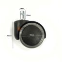 Ver imagem 7 de Rodizio 5 Unidade Anti-risco Pu para Cadeira Escritório 50mm