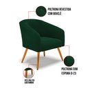 Ver imagem 3 de Cadeira Sala de Jantar Pé Palito Castanho Kit 2 Stella Bouclê D03 - D’Rossi