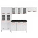 Ver imagem 2 de Cozinha de Aço Completa Mirage New 14 Portas 2 Gavetas Branco 815484 - Telasul