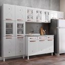Ver imagem 1 de Cozinha de Aço Completa Mirage New 14 Portas 2 Gavetas Branco 815484 - Telasul