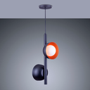 Ver imagem 2 de Luminária Pendente Jabuticaba Noruega 2 Lâmpadas para Sala de Jantar Mesa Balcão Bivolt:preto/110v/2