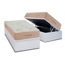 Ver imagem 1 de Cama Box Baú Solteiro + Colchão Molas Inovaflex Supreme